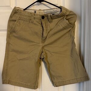 GAP Kids Tan Flat Front Shorts